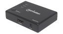 Manhattan 4K Compact 3 Port HDMI Switch 4K@60Hz, Remote Control, Deep Color, HDCP 2.2 SKU: 207676