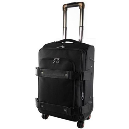 Macaroni Lettiga 15.6" Business Trolley Laptop Case Spinner Wheels, IATA Cabin Size, Black SKU: ETT11700