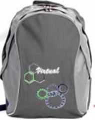 Macaroni Ateneo Student Backpack Black/Grey