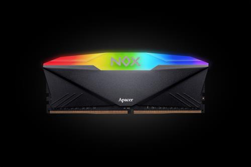 Apacer Nox 16GB DDR4 3600MHz RGB Gaming RAM Aluminum Heatsink, Intel XMP 2.0 SKU: AH4U16G36C25YNBAA-2