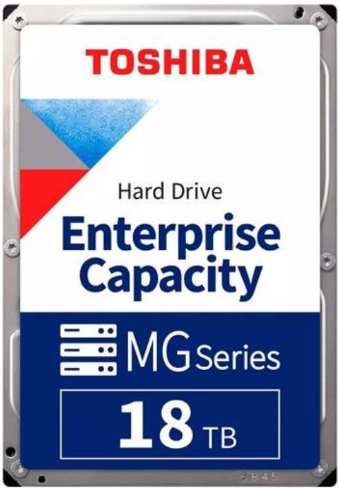 Toshiba 18TB SATA Enterprise HDD | 3.5", 7200rpm, FC-MAMR, CMR, 512MB Cache, 3-Year Warranty