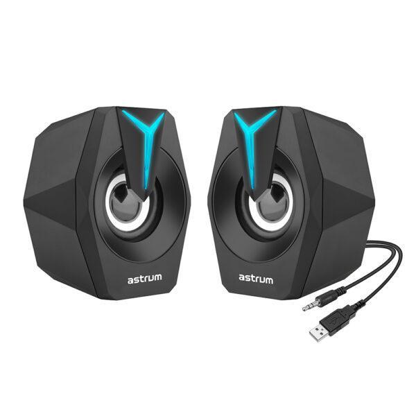 Astrum SU020 USB Multimedia Speakers | LED 2.0CH