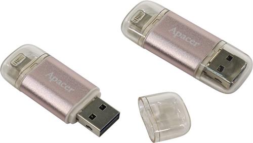 Apacer 32GB Dual Flash Drive | AH190, USB 3.1 & Lightning, MFi Certified, iOS Compatible, Lifetime Warranty