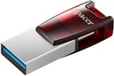 Apacer 32GB Dual Flash Drive | AH180, USB-C & USB-A, OTG, 3.2 Gen 1, Red, Lifetime Warranty