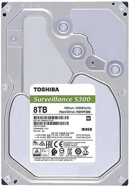Toshiba S300 8TB Surveillance HDD