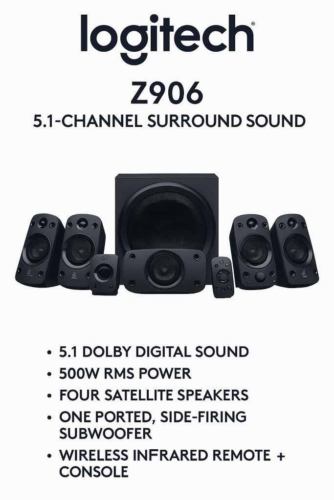 Logitech Z906 5.1 Surround Sound Speakers
