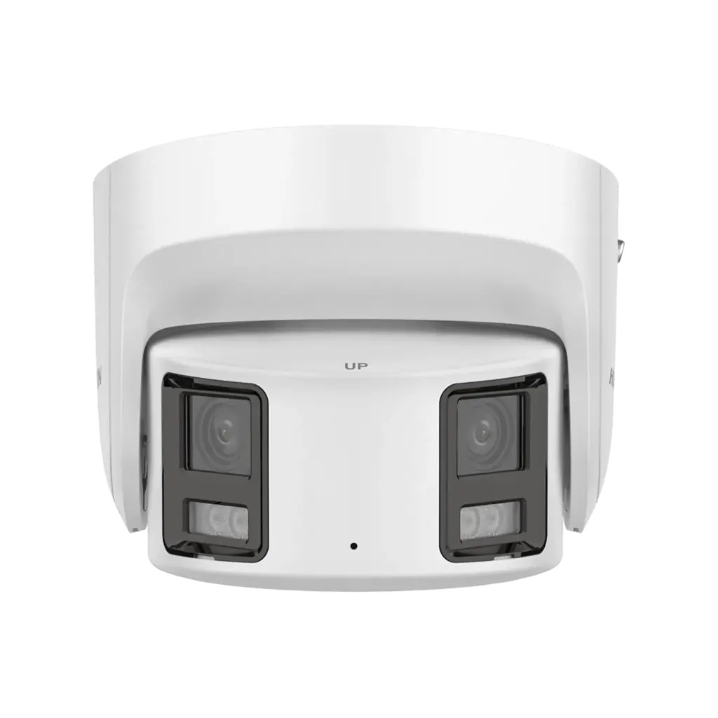 Hikvision 8 MP 180° Panoramic ColorVu Turret 4 mm, 30 m Light, 130 dB WDR, IP67, PoE