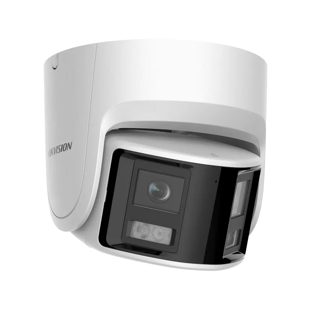 Hikvision 4 MP 180° Panoramic ColorVu Turret 2.8 mm, 30 m Light, 130 dB WDR, IP67, PoE