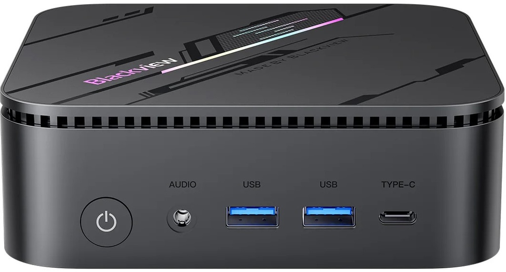 Blackview MP100 Mini PC i5-12450H, 16 GB DDR4, 1 TB PCIe 4, Wi-Fi 6, 4K@144 Hz, Win-11 Pro
