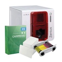 Evolis Zenius GO 1‑Sided Card Printer 300dpi 200‑Card Kit