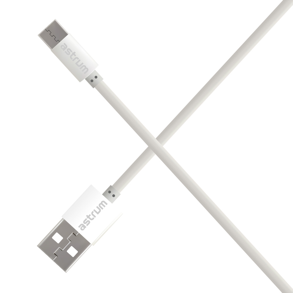 Verve UC20 USB‑C Cable 1.0m 2A Fast 480Mbps White 24m