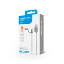 Astrum AC330 Micro USB + 8‑Pin MFI Cable 1.2m Braided 12m