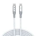 Astrum VMCC60 USB‑C to USB‑C Cable 2.0m 60W Braided White 12m