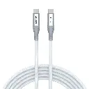 Astrum VMCC100 USB‑C to USB‑C Cable 2.0m 100W Braided White 12m