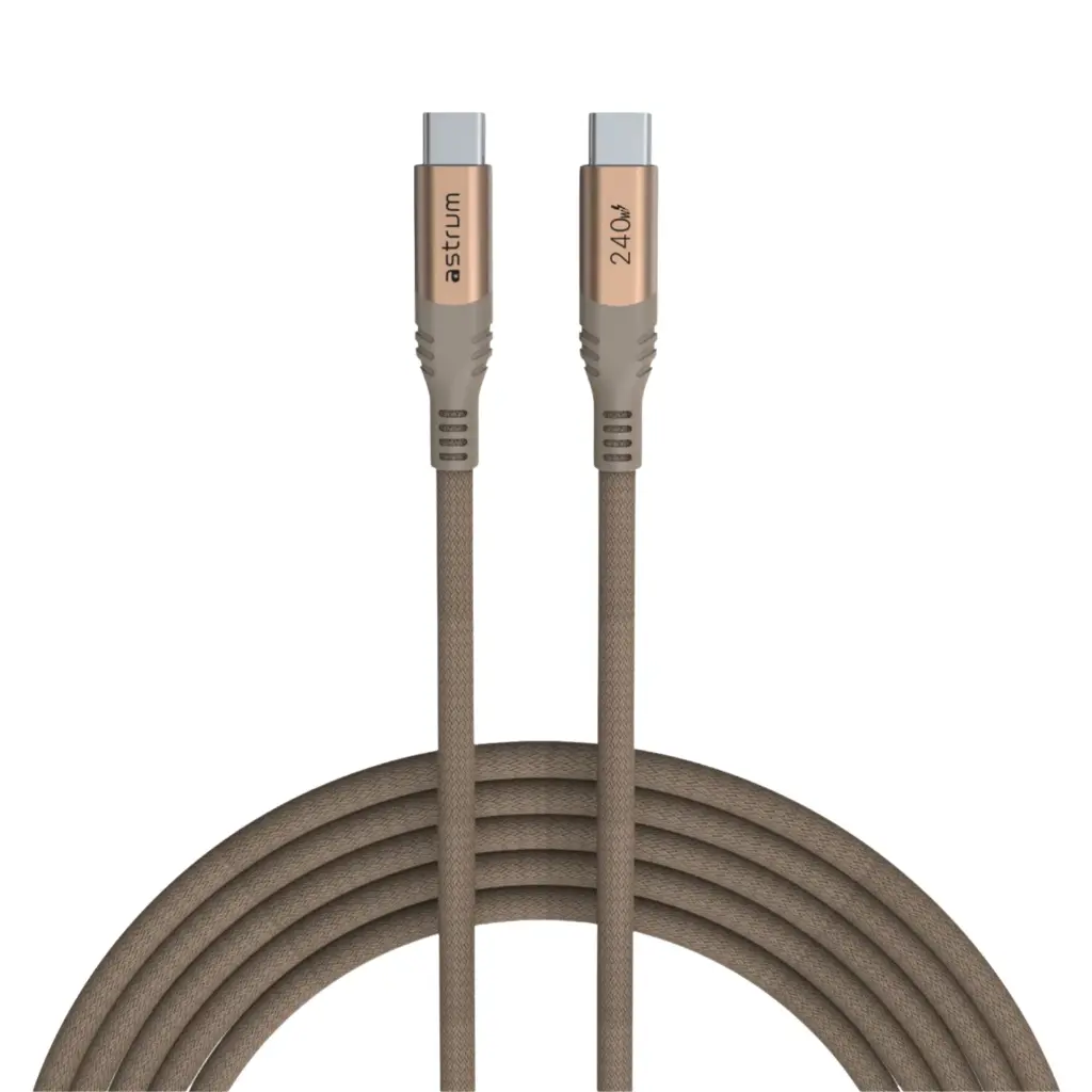 Astrum VMCC240 USB‑C to USB‑C Cable 3.0m 240W Gold