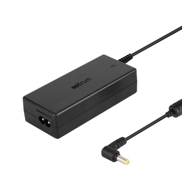 Astrum CL320 65W Laptop Charger for Acer 19V 3.42A AC Adapter with 5.5 × 1.7mm + 2.5mm Pin, Smart IC & Flame Retardant Housing Black SKU: A90532-B