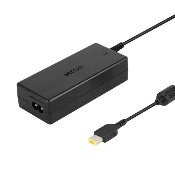 Astrum CL650 90W Laptop Charger for Lenovo 20V 4.5A AC Adapter with USB-Shaped Pin, Smart IC & Flame Retardant Housing Black SKU: A90565-B