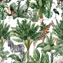 Silkhouse Giraffe Manor Day Cotton Fabric 280cm