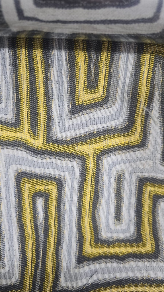 River Fabric Escapade Sauterne Curtain Fabric 280cm