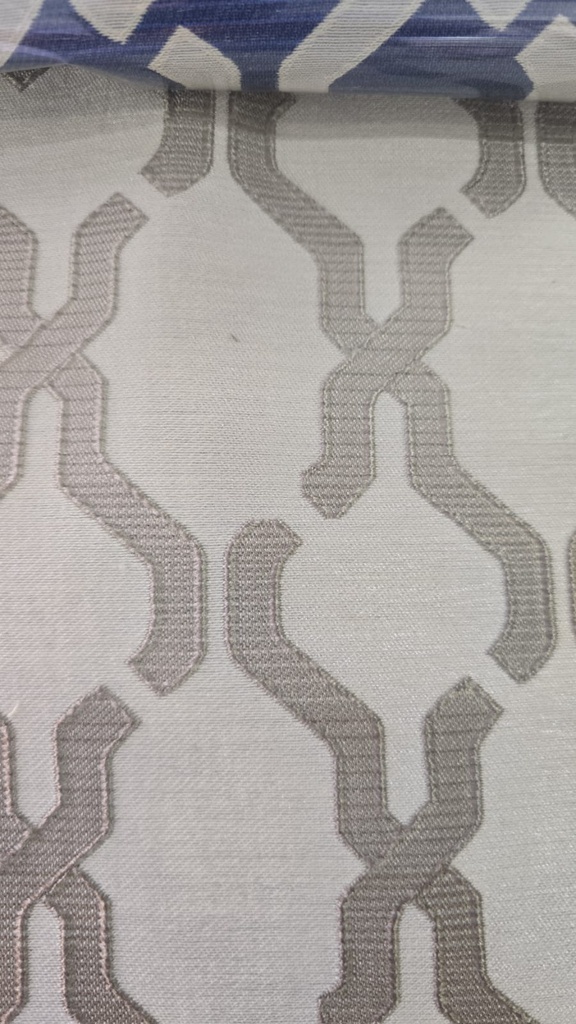 River Fabric Allegra Natural Curtain Fabric 280cm