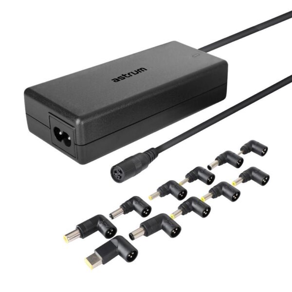 Astrum CU090 90W 13‑Tip Auto‑Voltage Laptop Charger 12‑20V 24m