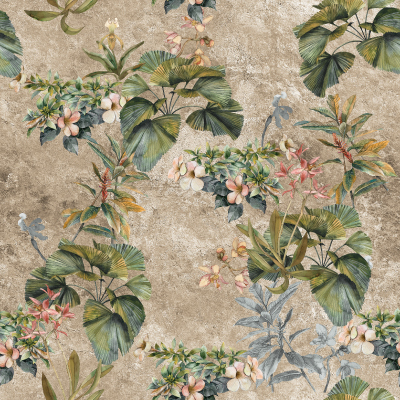 Silkhouse Moremi Linen Botanical Fabric 280cm