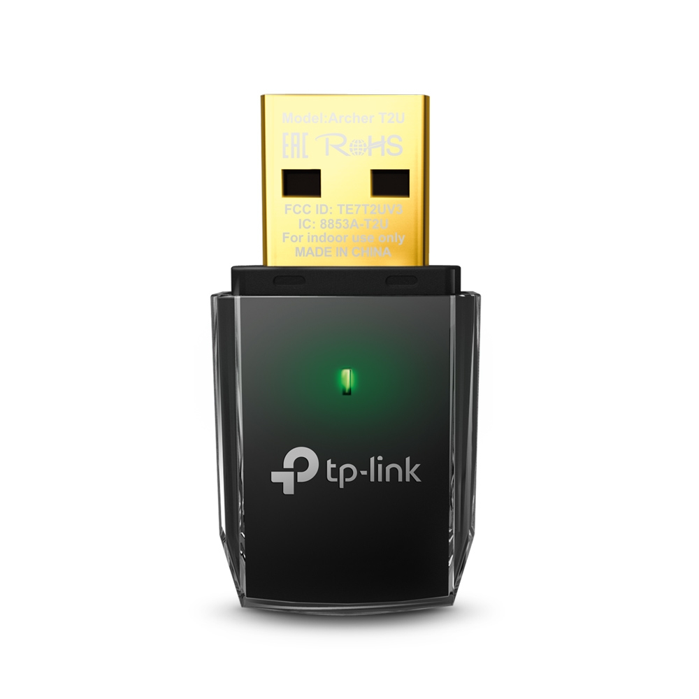 TP-Link Archer T3U AC1300 Mini Wireless MU-MIMO USB Adapter - Dual-Band Wi-Fi 5, USB 3.0, Compact Design