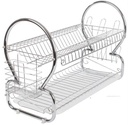 Casey 2‑Layer Stainless Steel Dish Rack