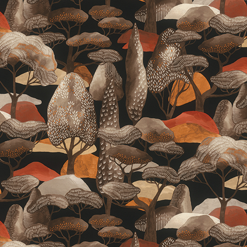 Silkhouse Jamboree Tobacco Wallpaper Casa Mila