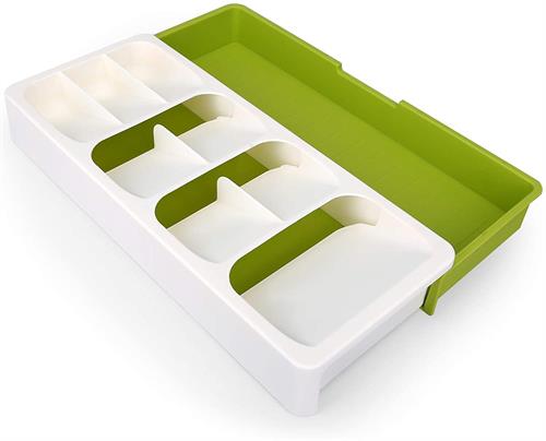 Casey Cutlery 9‑Compartment Organizer Cream