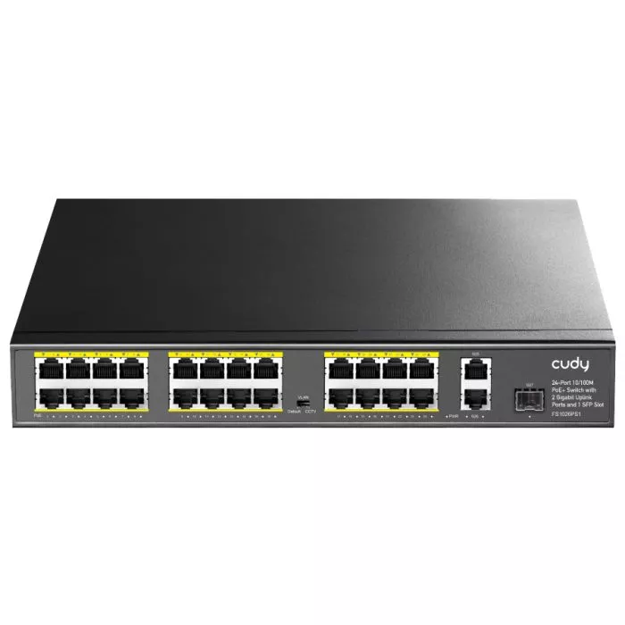 Cudy CD‑FS1026PS 24‑Port Fast Ethernet PoE Switch  