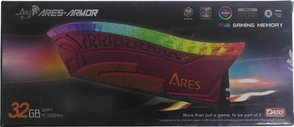 Dato Ares DDR4 32GB 3200MHz RGB Desktop RAM