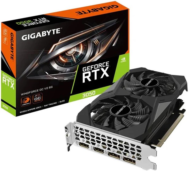Gigabyte RTX 3050 Windforce OC 6GB