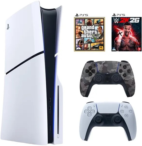 Sony PS5 Disc Bundle 1TB + Games