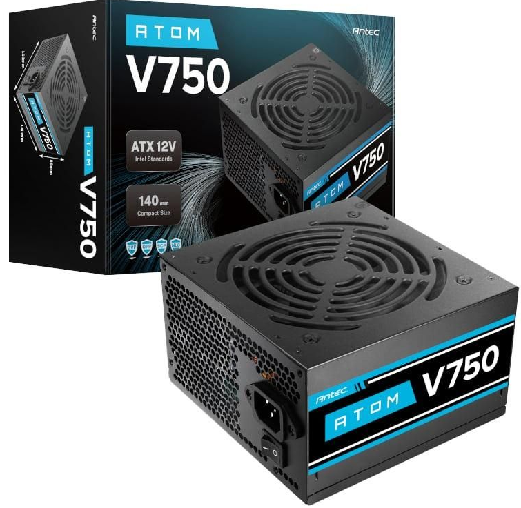 Antec Atom V750 750W Non‑Modular ATX PSU  