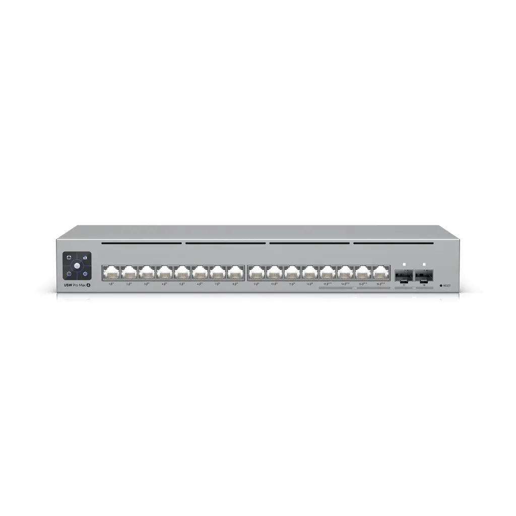Ubiquiti UniFi Pro Max 16 PoE L3 Multi‑Gig Switch