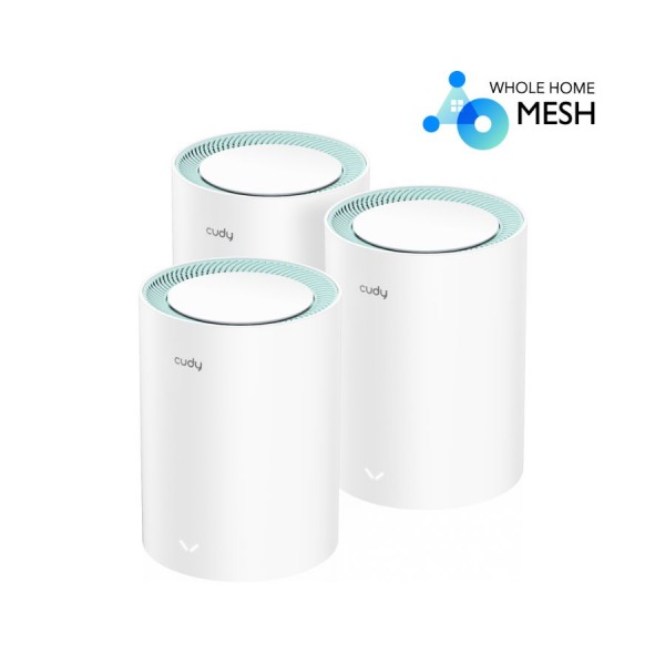 Cudy M1300 WiFi 5 Mesh 3‑Pack