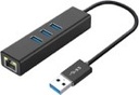 Astrum DA580 USB 3.0 to Gigabit LAN + 3-Port Hub Adapter