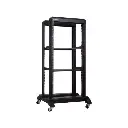 Linkbasic 22U 600 Deep Open Rack & 2 Shelves