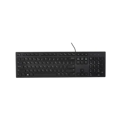 Dell KB216 Wired USB Keyboard Black, Multimedia, Quiet Touch | 1-Year Warranty | Plug & Play
