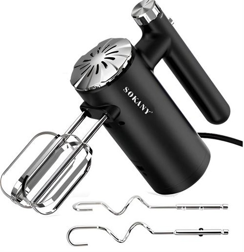 Sokany Electric Hand Mixer and Blender Black | CSY-SK-6626BLK