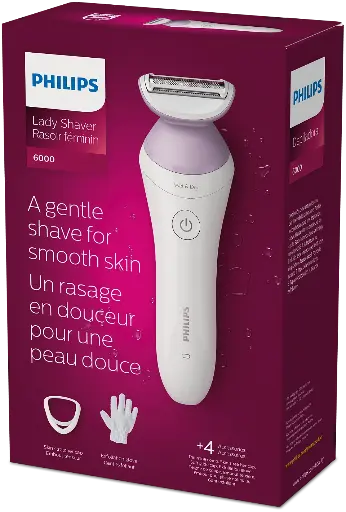 Philips Lady Shaver Series 6000 Cordless shaver with Wet and Dry use | BRL136/00