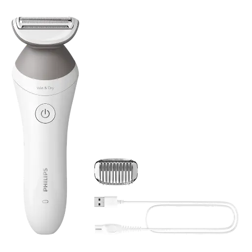 Philips Lady Shaver Series 6000 Cordless shaver with Wet and Dry use Grey | BRL126/00