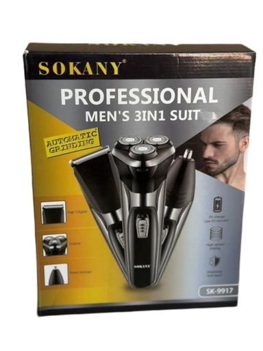 SOKANY PRO 3IN1 MENS SHAVER W/3HD | CSY-SK9917