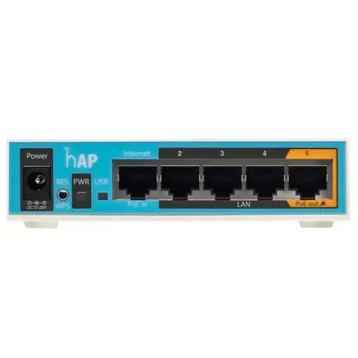 MikroTik hAP RB951Ui‑2nD Wi‑Fi 4 Router