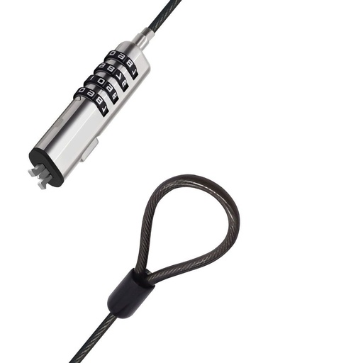 Astrum NB220 Nano Laptop Lock 8×2.5mm 4‑Digit 1.8m 24m