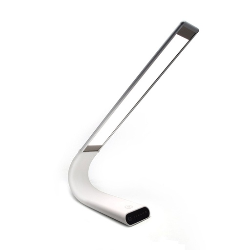 NL050 LED Table Lamp Touch Battery Silver