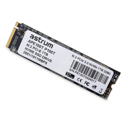 Astrum P100T 1TB PCIe 3.0 NVMe SSD