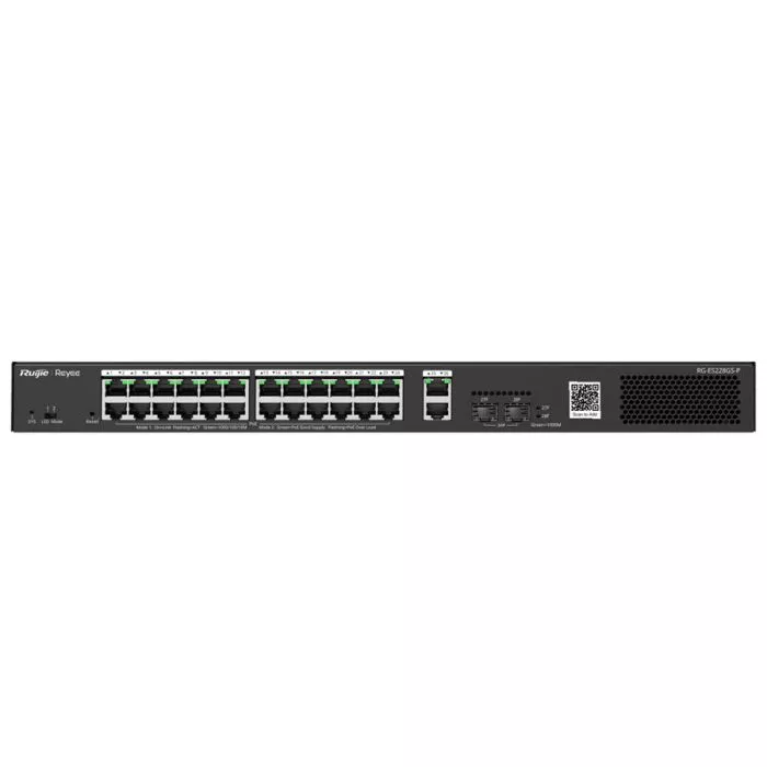 Reyee RG-ES228GS-P 26×1G 24×PoE+ 370W 2×SFP Smart Switch