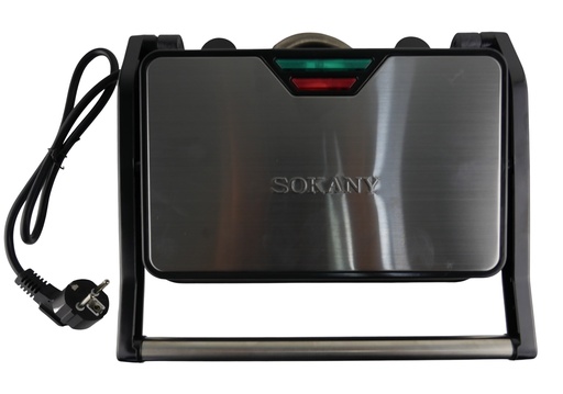 Sokany 850W 4‑Slice Sandwich Press Griller